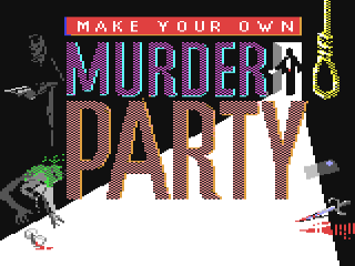 Murder title screen for Commodore 64